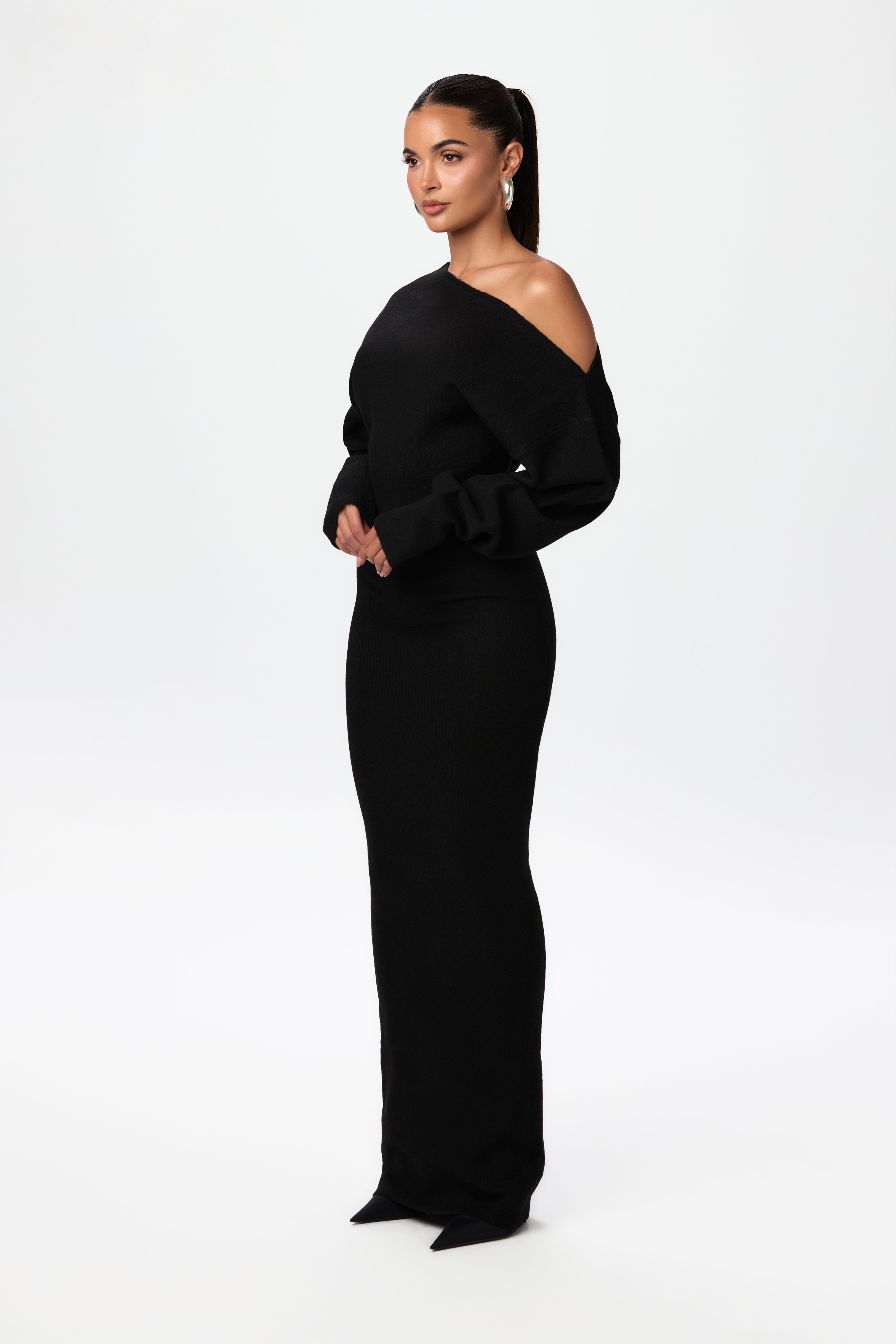 Off Shoulder Jurk