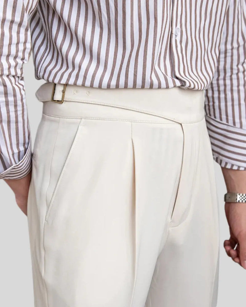 Oxford Geplooide Broek
