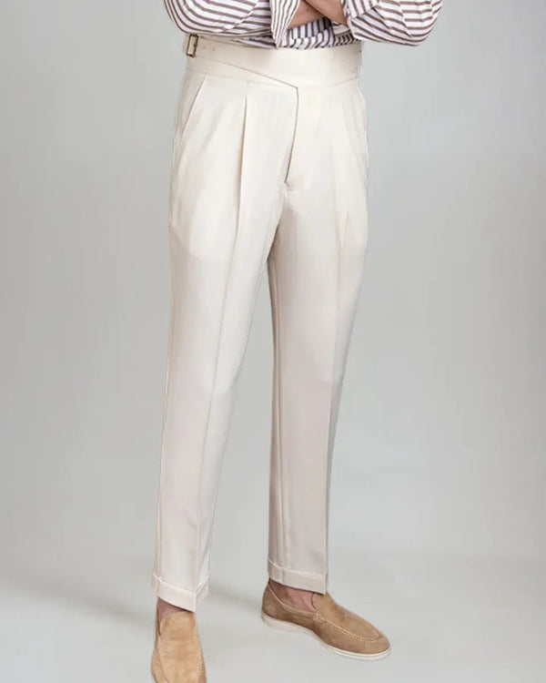 Oxford Geplooide Broek