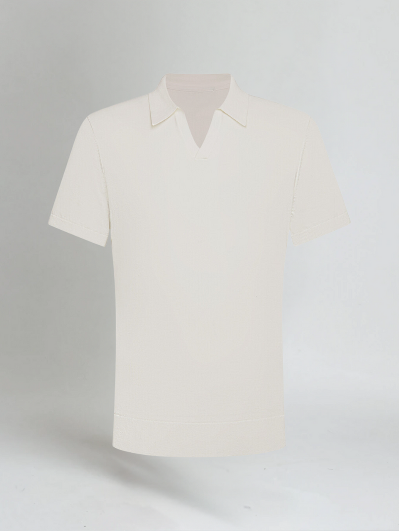 Polo Zonder Knopen - Wit